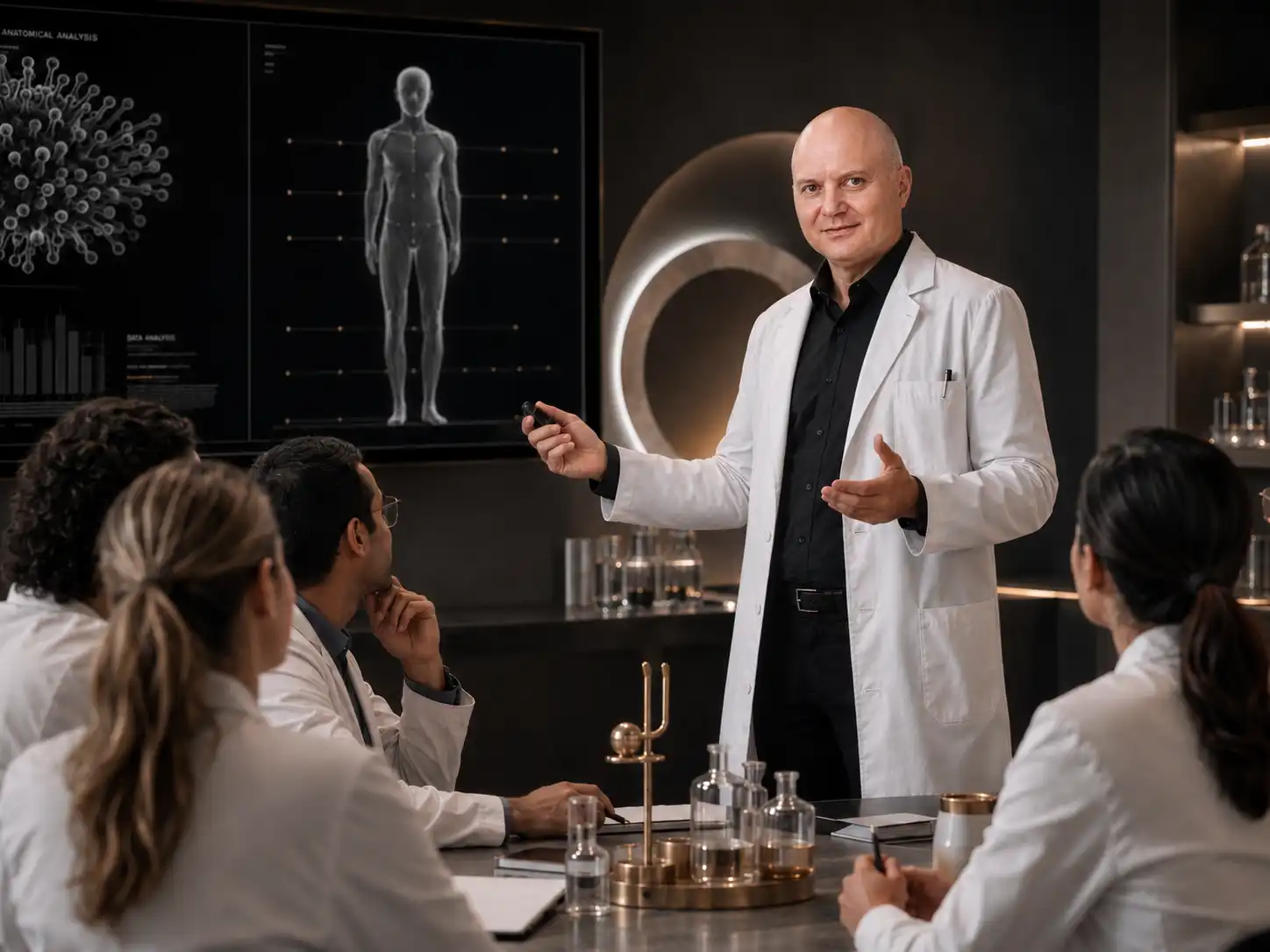 Compounding pharmacy instructor training pharmacists in personalized medicine and formulation techniques